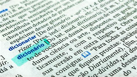 dicionário .